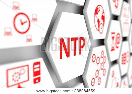 Ntp Concept Cell Blurred Background 3d Illustration