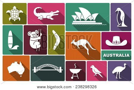 Trraditional Symbols Of Australian Culture And Nature