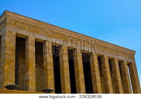 Memorial Kemal Ataturk  Tomb In City Of Ankara Turkey