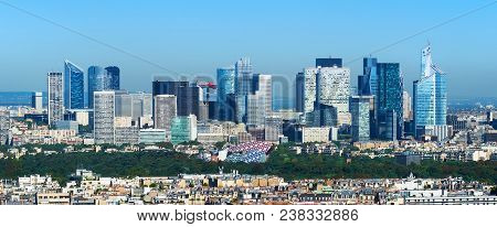 Panorama Of The Business District Of Paris