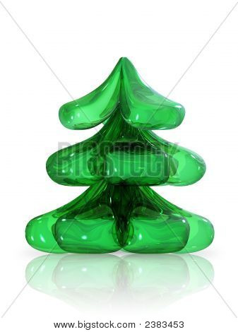 คริสต์มาสเงาบนพื้นหลังสีขาว