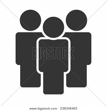 People Vector Icon On White Background Eps10.
