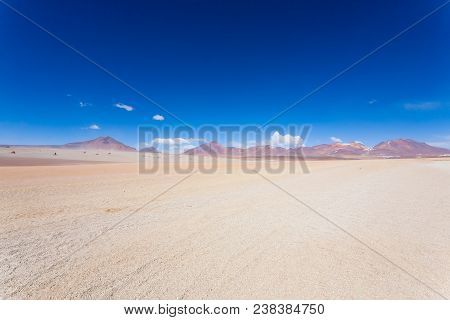Bolivian Landscape, Salvador Dali Desert View. Beautiful Bolivia