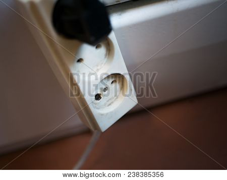 Electric Plug To Cause Harm ,power Consumption Up Shock Risk