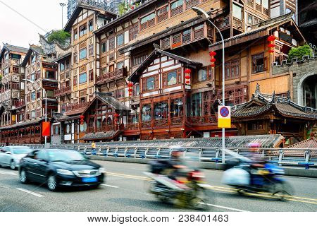 China Chongqing Traditional Houses On Stilts