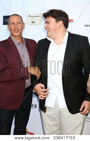 LOS ANGELES - APR 25:  Thomas Calabro, Luca Calabro at the NATAS Daytime Emmy Nominees Reception at Hollywood Museum on April 25, 2018 in Los Angeles, CA
