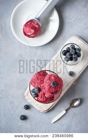 Blueberry Ice Cream