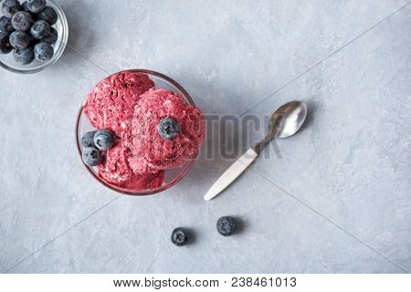 Blueberry Ice Cream