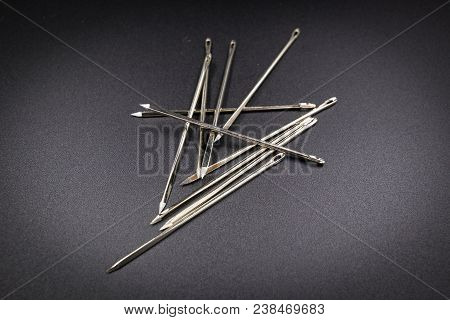 Carving Leather Craft Needle Set Tool Black Background