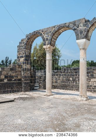 Ruins Of Kursi - A Large Byzantine 8th-century Monastery In Which Jesus Christ Performed Miracles On