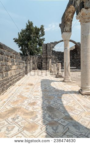 Ruins Of Kursi - A Large Byzantine 8th-century Monastery In Which Jesus Christ Performed Miracles On
