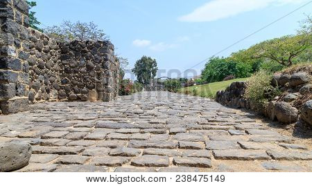 Ruins Of Kursi - A Large Byzantine 8th-century Monastery In Which Jesus Christ Performed Miracles On