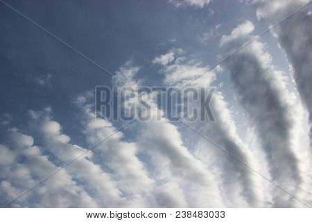 An Amazing Picture Cloud-made Patterns On Spring Sky