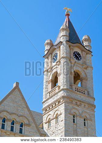 The Historic Ozaukee County Courthouse With Its Handsome Clock Tower Is Located In Port Washington, 