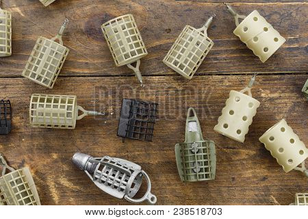 Big Choice Fishing Feeder. Feeding Troughs For Fishing. Top View
