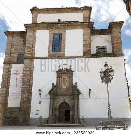 Zalamea De La Serena, Spain - April 28th, 2018: Church Of Cristo De La Quinta Angustia In Zalamea De