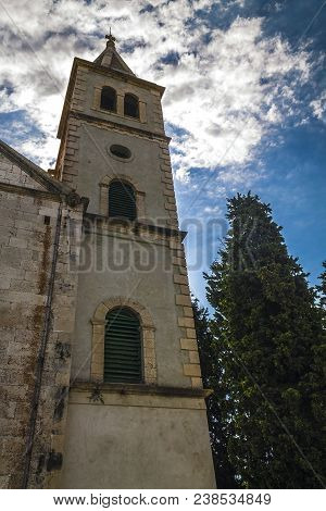 Catholic Church In Town Zlarin In Croatia