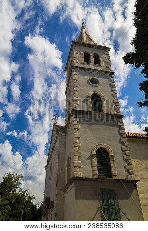 Catholic Church In Town Zlarin In Croatia