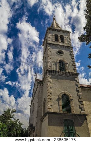 Catholic Church In Town Zlarin In Croatia