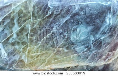 Mineral Stone With Various Stone Artifacts From The Crystallization Of Volcanic Rock Create Unique I