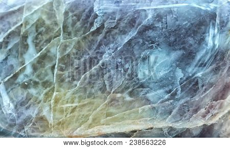 Mineral Stone With Various Stone Artifacts From The Crystallization Of Volcanic Rock Create Unique I