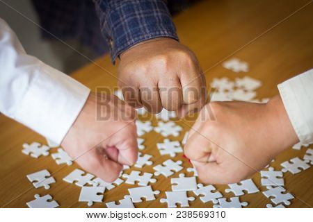 Three Business Partners, Business Concepts, Teamwork Ideas