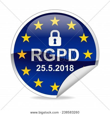 Rgpd General Data Protection Regulation  Notification Sticker