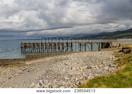 Derelict Pier At Trefor, North Wales.