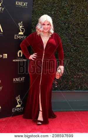 LOS ANGELES - APR 29:  Risa Dorken at the 45th Daytime Emmy Awards at the Pasadena Civic Auditorium on April 29, 2018 in Pasadena, CA