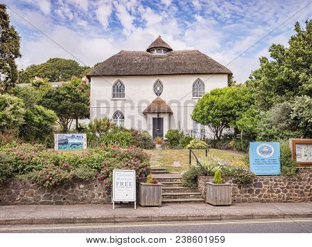 26 June 2017: Budleigh Salterton, Devon, Uk - Fairlynch Museum And Arts Centre In Budleigh Salterton