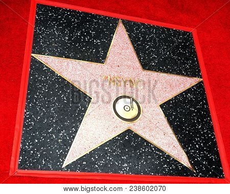 LOS ANGELES - APR 30:  NSYNC Star at the *NSYNC Star Ceremony  on the Hollywood Walk of Fame on April 30, 2018 in Los Angeles, CA