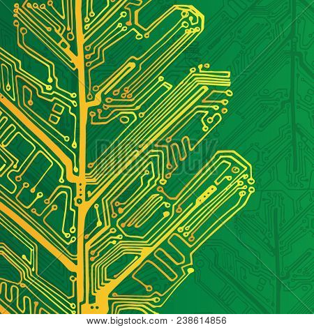 Oak Leaf - The Scheme Green Electronic Structure