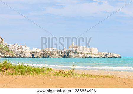 Vieste, Italy, Europe - Old Fortress And Church Of Vieste