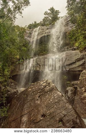 The Lower Tiger Falls Near Mahai In The Foothills Of The Kwazulu-natal Drakensberg