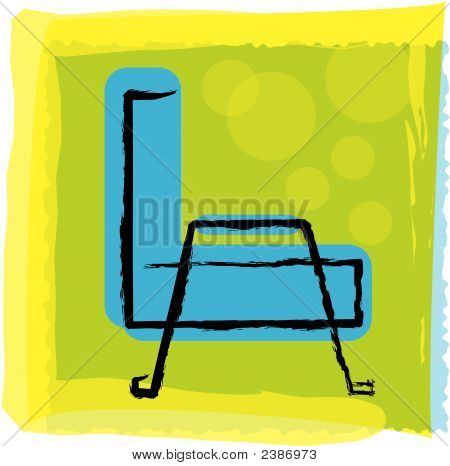 Blue Chair.Eps