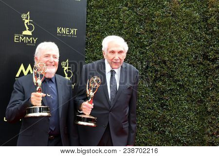 LOS ANGELES - APR 29:  Sid Kroft, Marty Kroft at the 45th Daytime Emmy Awards at the Pasadena Civic Auditorium on April 29, 2018 in Pasadena, CA