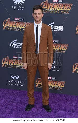 LOS ANGELES - APR 23:  Jeff Ward arrives to the Marvel Studios 'Avengers: Infinity War' World Premiere  on April 23, 2018 in Hollywood, CA                