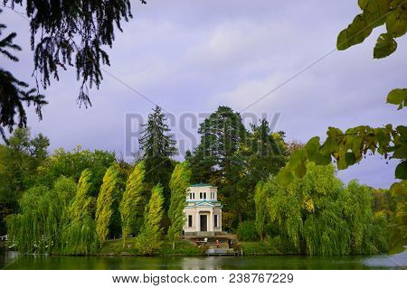 Uman, Sofiyivka, Cherkasy Region, Ukraine.  Famous Tourist Place. Ukrainian Landscape. National Park