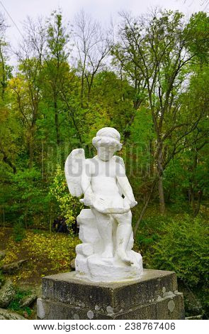 Uman, Sofiyivka, Cherkasy Region, Ukraine.  Famous Tourist Place. Ukrainian Landscape. National Park