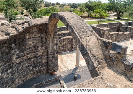 Ruins Of Kursi - A Large Byzantine 8th-century Monastery In Which Jesus Christ Performed Miracles On