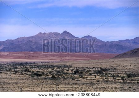 Panoramic View Of The Namib Naukluft Park, Hardap, Namibia, Africa