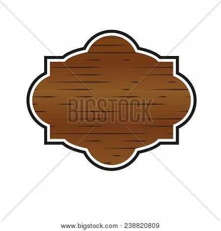Vector Wooden Stickers Label, Wooden Sign Boards For Sale, Price And Discount Stickers, Banners, Bad