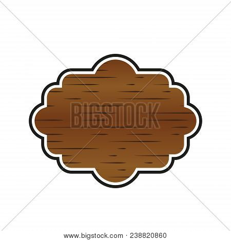 Vector Wooden Stickers Label, Wooden Sign Boards For Sale, Price And Discount Stickers, Banners, Bad