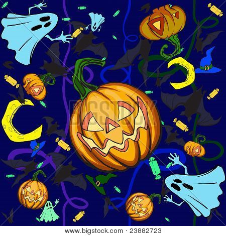 Halloween dýně pozadí