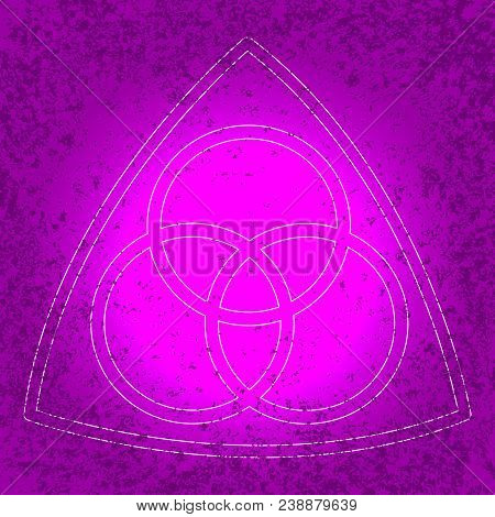 Trinity Sunday. The Concept Of A Religious Christian Holiday. Three Circles, A Rounded Triangle. On 