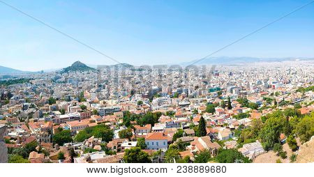 Aerial View Of Atenas Town Under Clear Skies During Daytime