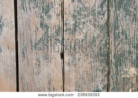 Wooden Table Surface Texture. Pale Grey Timber Texture Macro Photo. Natural Wood Background. Distres