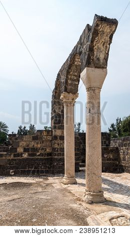 Ruins Of Kursi - A Large Byzantine 8th-century Monastery In Which Jesus Christ Performed Miracles On
