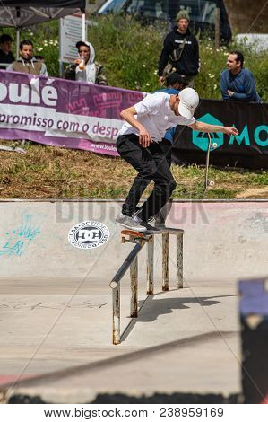 Bruno Senra During The 1St Stage Dc Skate Challenge