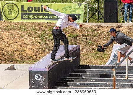 Guilherme Durand During The 1St Stage Dc Skate Challenge